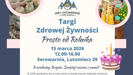 15 marca 2026,  Targi Zdrowej Żywności, 8 urodziny