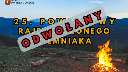 25. Powiatowy Rajd Pieczonego Ziemniaka odwołany