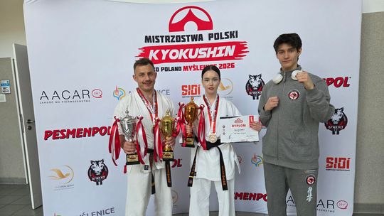 3 medale z  Mistrzostw Polski