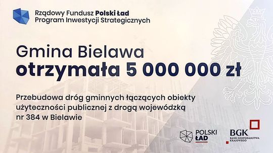 5.000.000 ZŁ DOTACJI NA MODERNIZACJĘ KOLEJNYCH BIELAWSKICH DRÓG