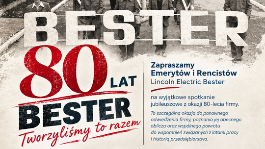 80 lat historii tworzonej razem – zapraszamy Emerytów i Rencistów na wyjątkowy jubileusz Besteru!