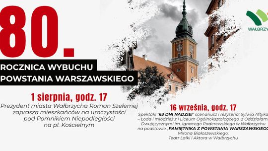 80. rocznica wybuchu Powstania Warszawskiego