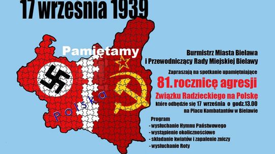 81. ROCZNICA AGRESJI ROSJI RADZIECKIEJ NA POLSKĘ