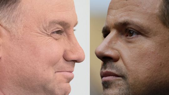 ANDRZEJ DUDA WYGRYWA Z RAFAŁEM TRZASKOWSKIM 