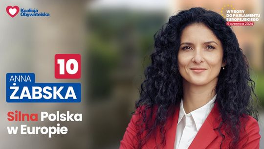 Anna Żabska - kandydatka do Europarlamentu z listy KO
