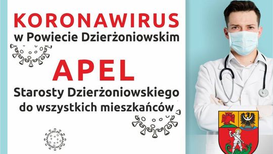 APEL STAROSTY DZIERŻONIOWSKIEGO DO MIESZKAŃCÓW POWIATU