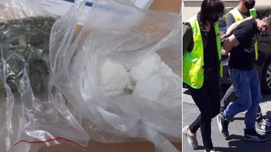 ARESZT DLA MĘŻCZYZNY ZA POSIADANIE NARKOTYKÓW I "DILERKĘ"