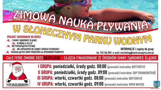 Bezpłatne lekcje pływania w Ząbkowicach-Śląskich