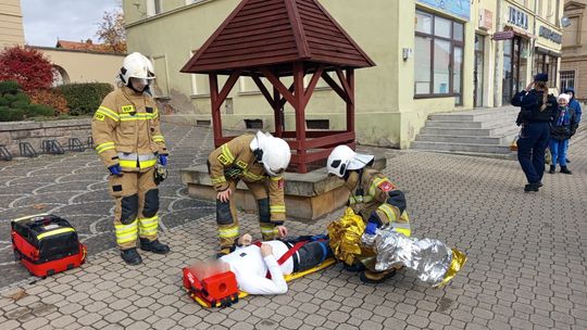 Bielawa, ewakuacja budynku Urzędu Miejskiego