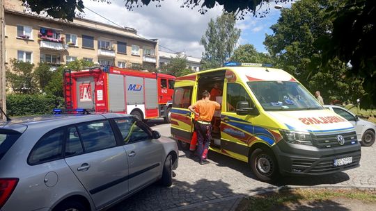 Bielawa.  Potrącenie rowerzystki na Żeromskiego
