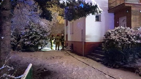 Bielawa. Pożar domu na Westerplatte