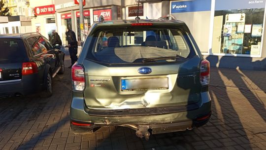 Bielawa, zderzenie Audi z Subaru Bielawa, zderzenie Audi z Subaru