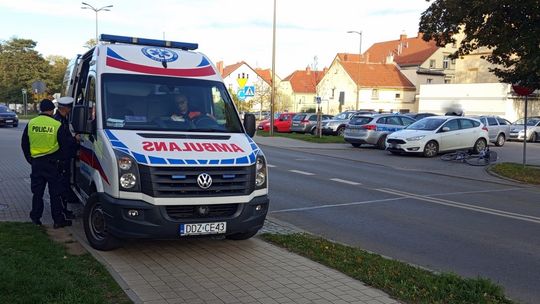 Bielawa, zderzenie rowerzystki z Fordem