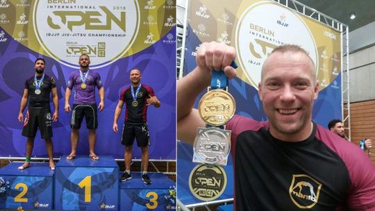 BIELAWIANIN MATEUSZ URBAN Z SUKCESAMI NA MIĘDZYNARODOWYCH ZAWODACH JIU JITSU W BERLINIE!