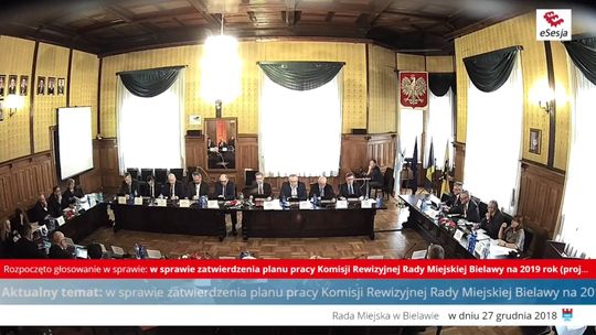 BIELAWSKA SESJA RADY MIEJSKIEJ NA ŻYWO