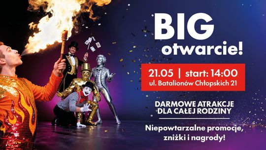 BIG OTWARCIE W DZIERŻONIOWIE! Jesteście gotowi na BIG emocje?