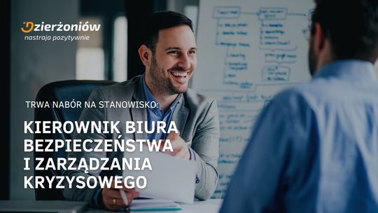 Burmistrz Dzierżoniowa ogłosił nabór na stanowisko kierownika biura bezpieczeństwa i zarządzania kryzysowego