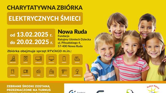 Charytatywna zbiórka elektrycznych śmieci Nowa Ruda