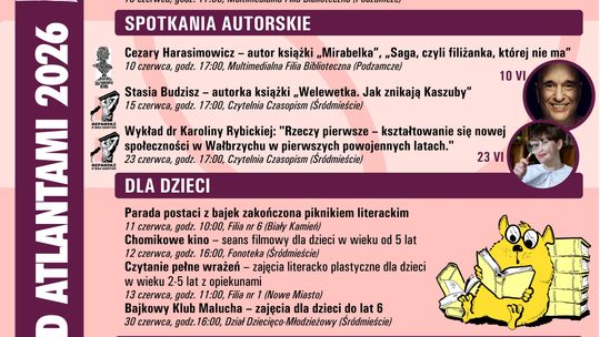Czerwiec pod Atlantami. Miesiąc pełen literatury, filmu i lokalnej historii