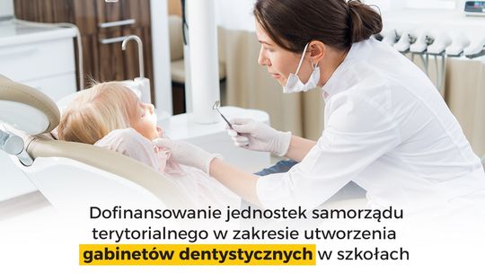 Do podziału jest 2,5 mln zł na walkę z próchnicą u dzieci i tworzenie gabinetów dentystycznych