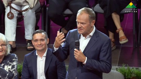 Donald Tusk odwiedził Dzierżoniów