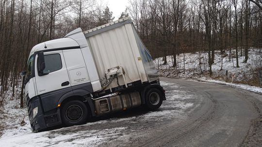 Droga między Gilowem, a Niemczą była zablokowana