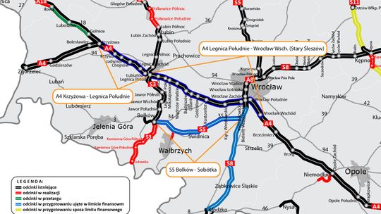 DROGI S5 I A4 CORAZ BLIŻEJ