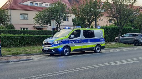 Dzierżoniów. Dostawczym Reno uderzył drzewo na Batalionów Chłopskich