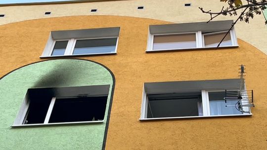 Dzierżoniów. Pożar mieszkania na Różanym