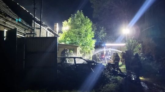 Dzierżoniów. Pożar na Brzegowej