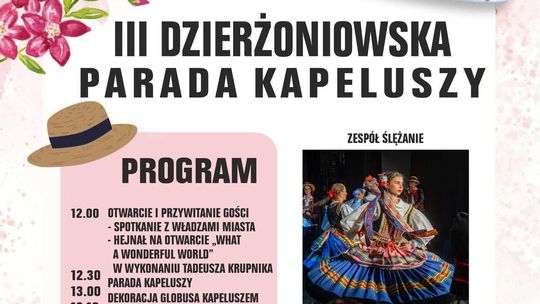 Dzierżoniów zaprasza na III Dzierżoniowską Paradę Kapeluszy