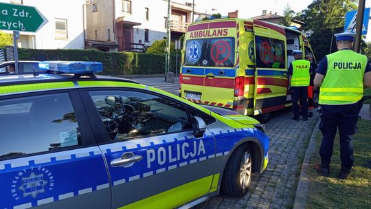 Dzierżoniów. Zderzenie hulajnogi z Peugeotem