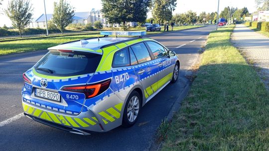 Dzierżoniów.  Zderzenie osobówek na Batalionów Chłopskich