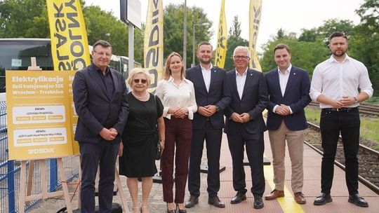Elektryfikacja linii Wrocław–Trzebnica coraz bliżej
