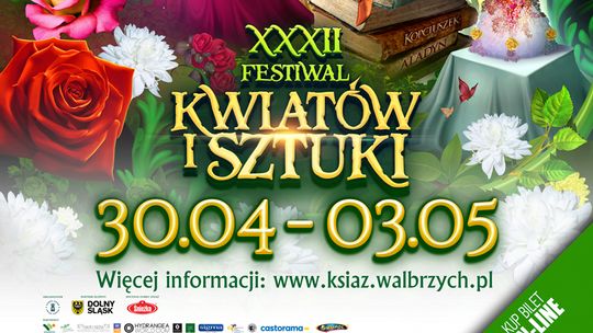 Festiwal Kwiatów i Sztuki  wraca do Zamku Książ