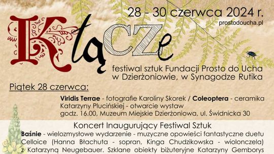 Festiwal Sztuki "Kłącze" w Synagodze Rutika