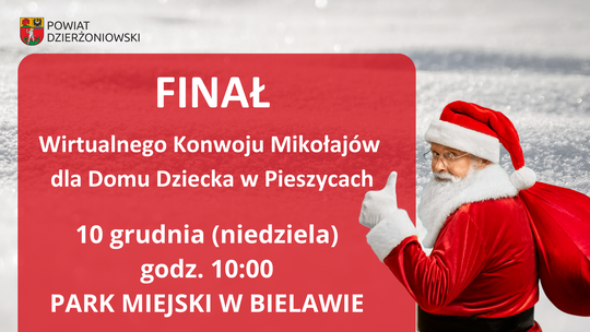 Finał Wirtualnego Konwoju Mikołajów dla Domu Dziecka w Pieszycach