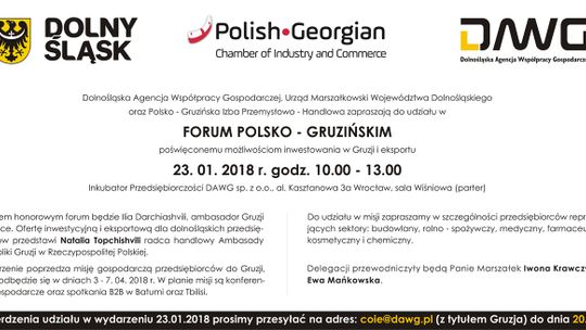 FORUM POLSKA-GRUZJA