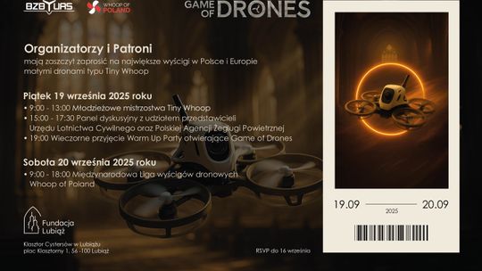 Game of Drones - największe wydarzenie dronów FPV w Polsce i Europie wracają w jeszcze mocniejszej odsłonie!