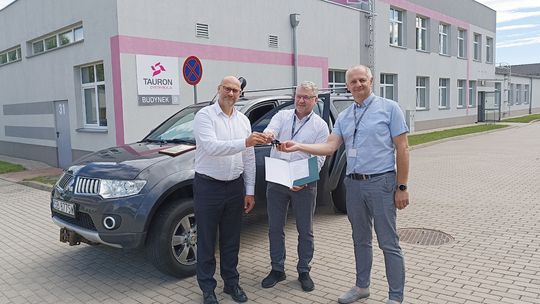 Gmina Miejska Kłodzko z samochodem od firmy Tauron