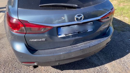 Gumin, zderzenie osobówek