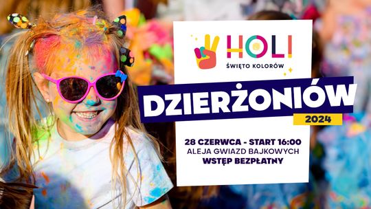 Holi Święto Kolorów – oficjalna trasa 2024 zawita do Dzierżoniowa