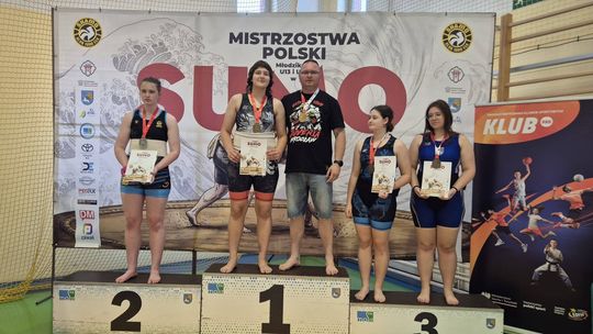 Hubert Wojciechowski ze złotym medalem Mistrzostw Polski w Sumo
