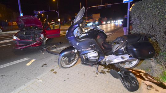 Interwencja LPR do wypadku z udziałem motocyklisty na "ósemce"
