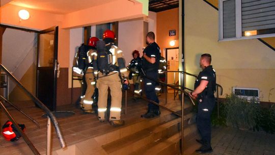 Interwencja strażaków na osiedlu w Dzierżoniowie