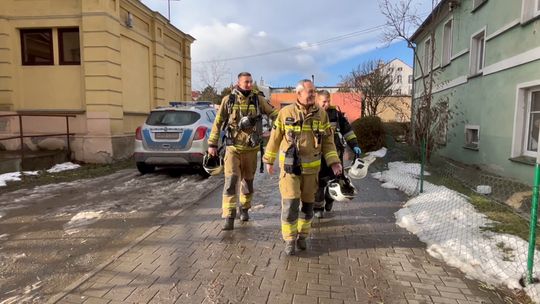 Interwencja straży w Bielawie