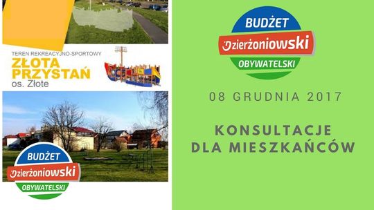 INWESTYCJE Z BUDŻETU OBYWATELSKIEGO DZIERŻONIOWA