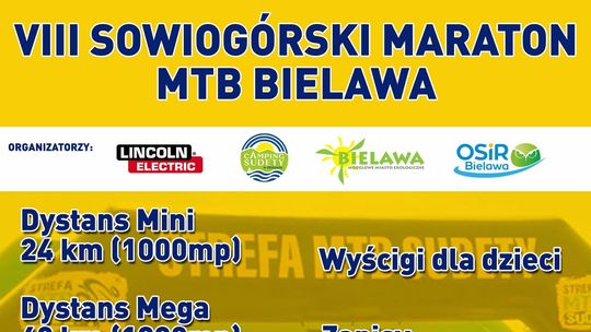 Już w najbliższą niedzielę VIII Sowiogórski Maraton Rowerowy