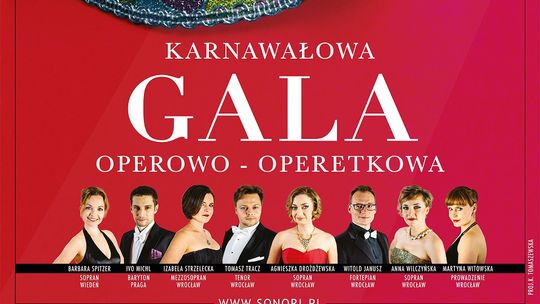 KARNAWAŁOWA GALA OPEROWO-OPERETKOWA W NOWEJ RUDZIE