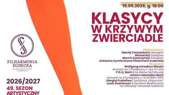 Klasycy w krzywym zwierciadle. Nowe spojrzenie na muzycznych geniuszy w Filharmonii Sudeckiej w Wałbrzychu